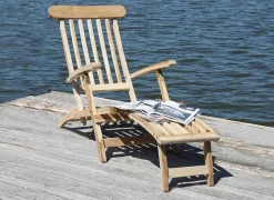 mutoni pleasure Liegestuhl Java Teak Natur> Gartenliegen