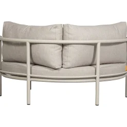 mutoni living Loungebett Mulberry Rund Aluminium Sand 150> Daybeds Und Sonneninseln