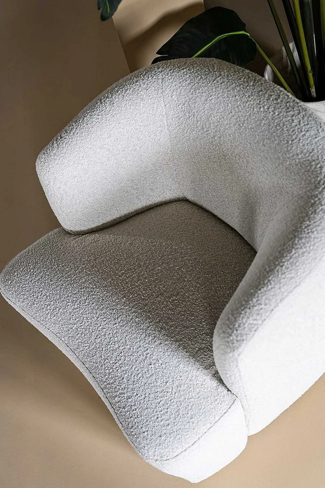 Eleonora Loungesessel Charlotte Copenhagen Ecru> Loungesessel