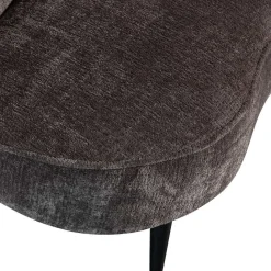 mutoni living Loungesessel Sara Rechts Chunky Velvet Graubraun><noscript><img width=