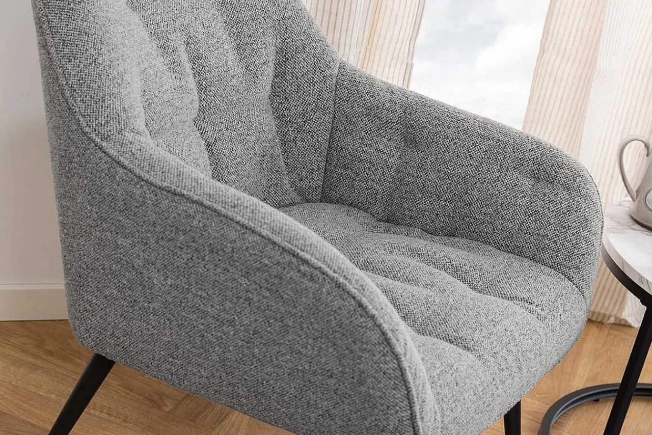 mutoni scandi Loungesessel Shields Grau> Loungesessel