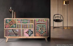 mutoni inspiration Lowboard Celia Mango Multicolor Natur 100X55> Lowboards