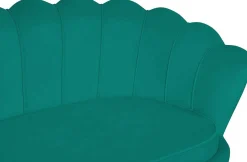 mutoni casual Muschelsofa Samt 3-Sitzer Grun> Stoffsofas