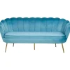 mutoni casual Muschelsofa 3-Sitzer Samt Hellblau> Stoffsofas