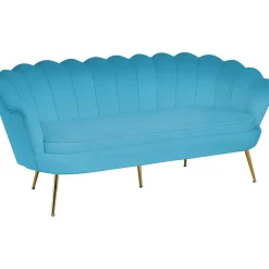 mutoni casual Muschelsofa 3-Sitzer Samt Hellblau><noscript><img width=