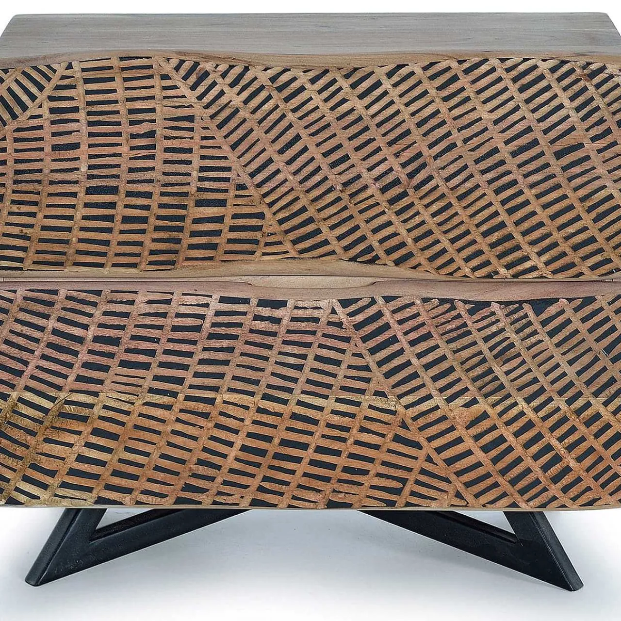 mutoni inspiration Nachttisch Akazienholz Natur 57X50> Schlafzimmer