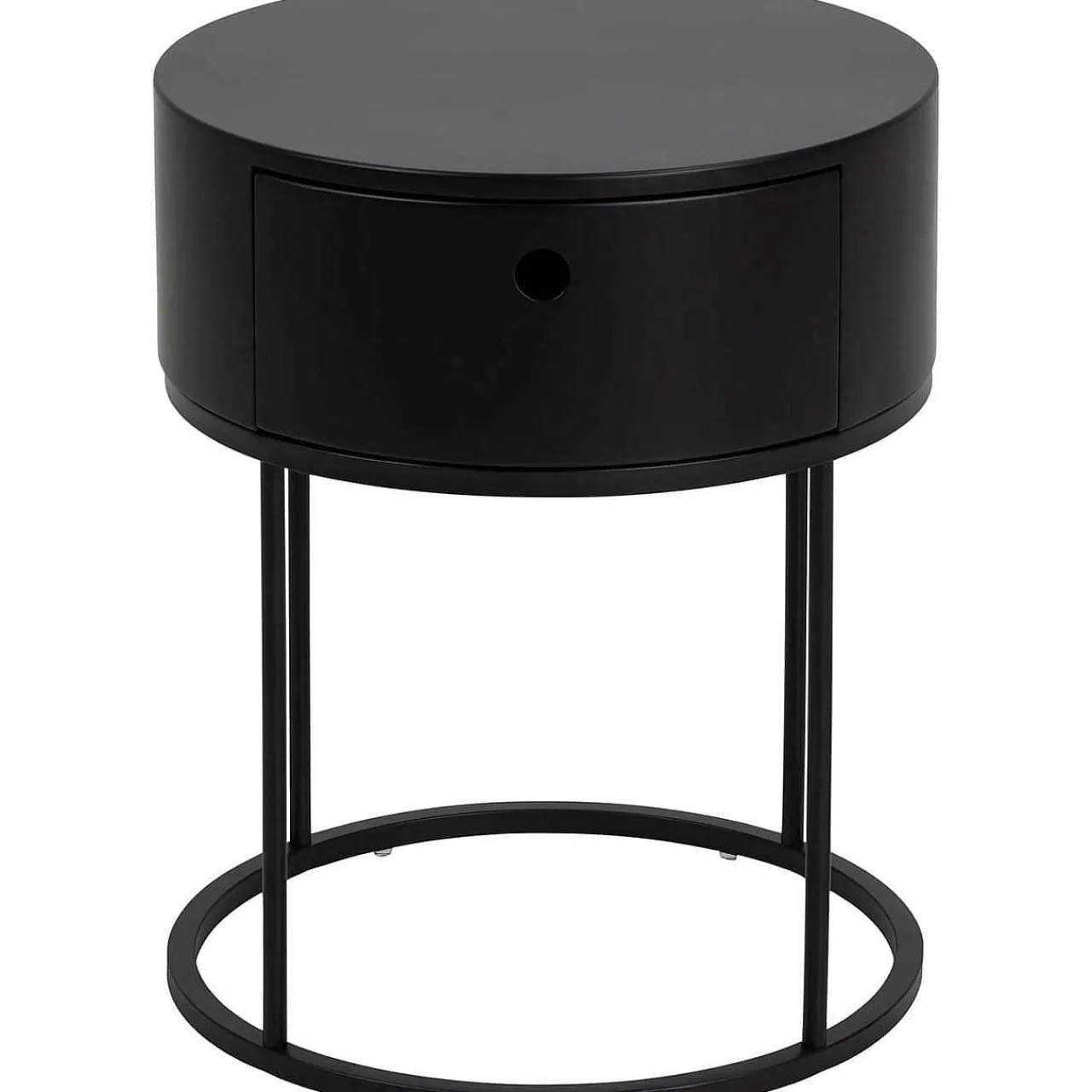 mutoni scandi Nachttisch Parinton Schwarz 40> Schlafzimmer