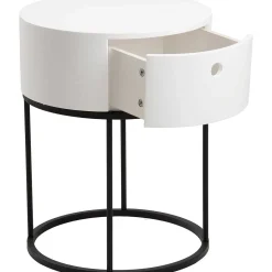 mutoni scandi Nachttisch Parinton Weiss 40> Schlafzimmer