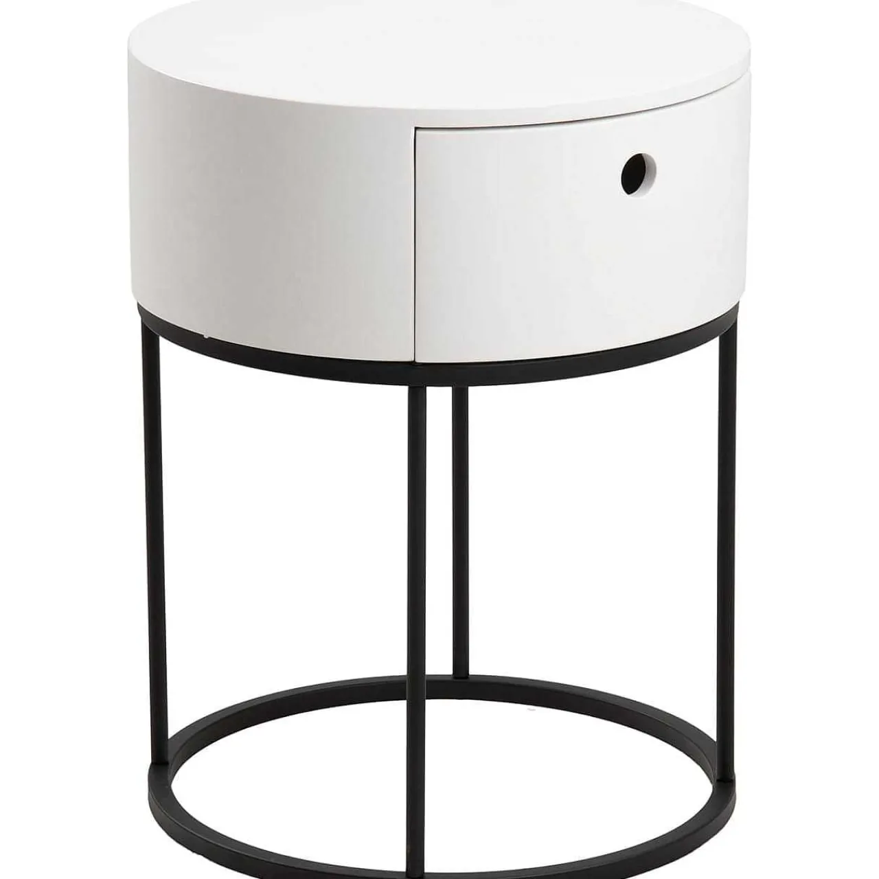 mutoni scandi Nachttisch Parinton Weiss 40> Schlafzimmer