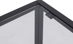 mutoni scandi Nachttisch Randall Glas Schwarz 40X35><noscript><img width=