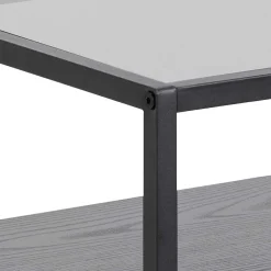mutoni scandi Nachttisch Randall Glas Schwarz 40X35><noscript><img width=