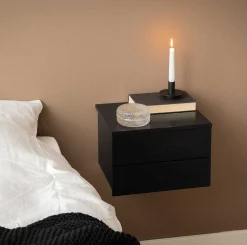 mutoni scandi Nachttisch Rognonas Schwarz 37X32><noscript><img width=