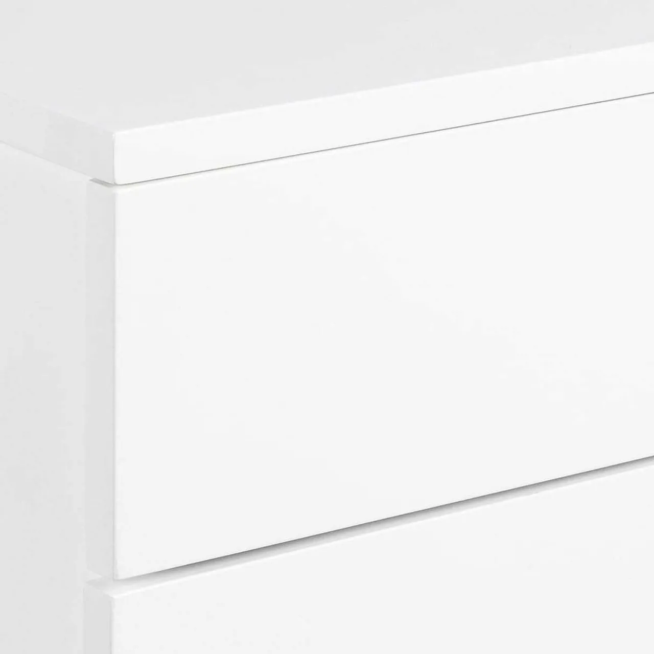 mutoni scandi Nachttisch Rognonas Weiss 37X32> Schlafzimmer