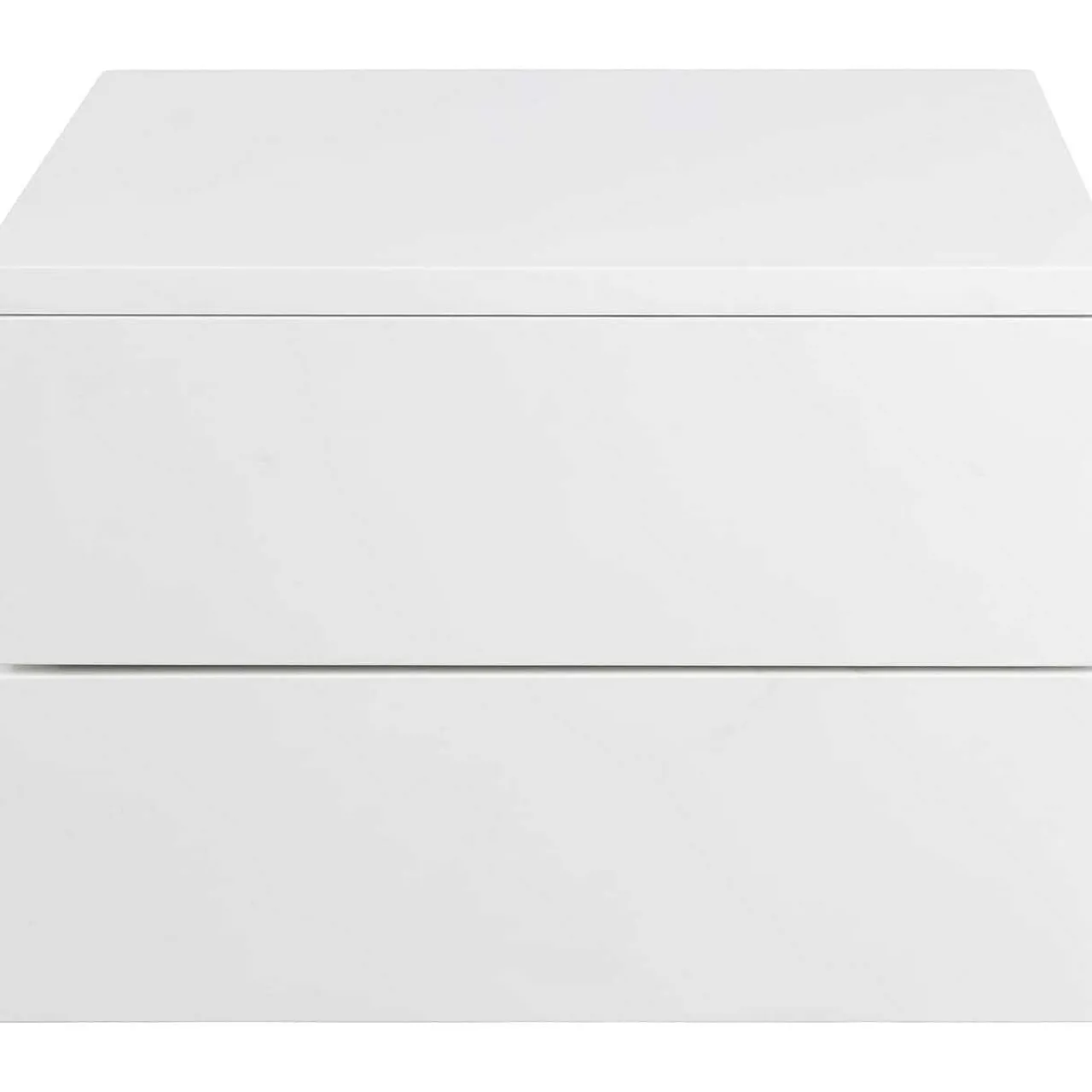 mutoni scandi Nachttisch Rognonas Weiss 37X32> Schlafzimmer