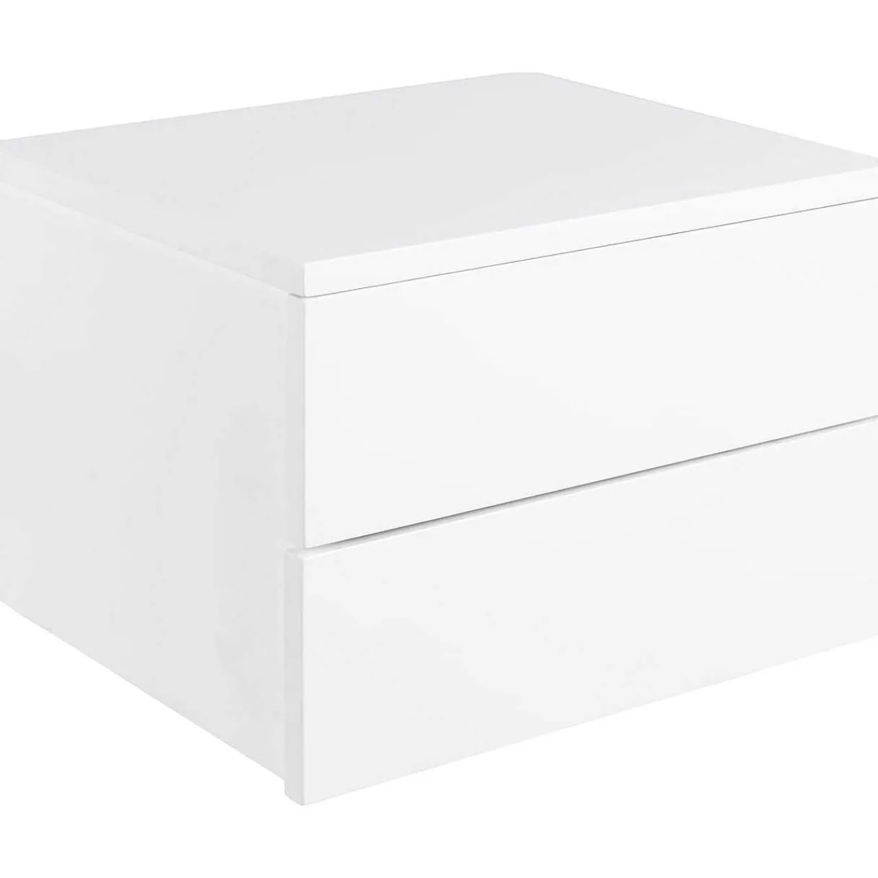 mutoni scandi Nachttisch Rognonas Weiss 37X32> Schlafzimmer