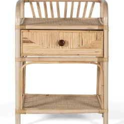 mutoni inspiration Nachttisch Sita Naturrattan 50X65> Schlafzimmer