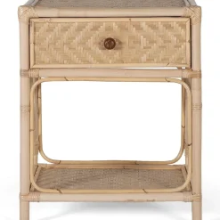 mutoni inspiration Nachttisch Sita Naturrattan 50X60> Schlafzimmer