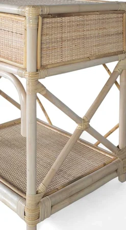 mutoni inspiration Nachttisch Sita Naturrattan 50X60> Schlafzimmer
