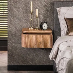 mutoni industrial Nachttisch Wave L/R Mango Sand (2Er-Set)> Schlafzimmer