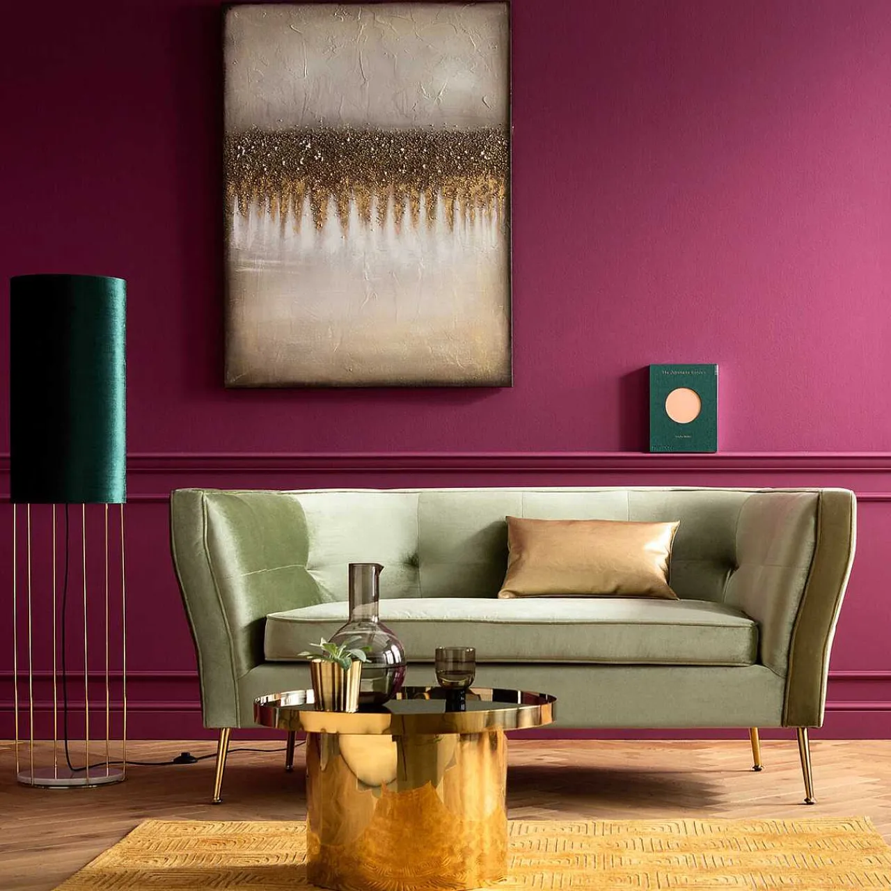 KARE Design Olbild Abstract Fields 120X90Cm> Ölbilder