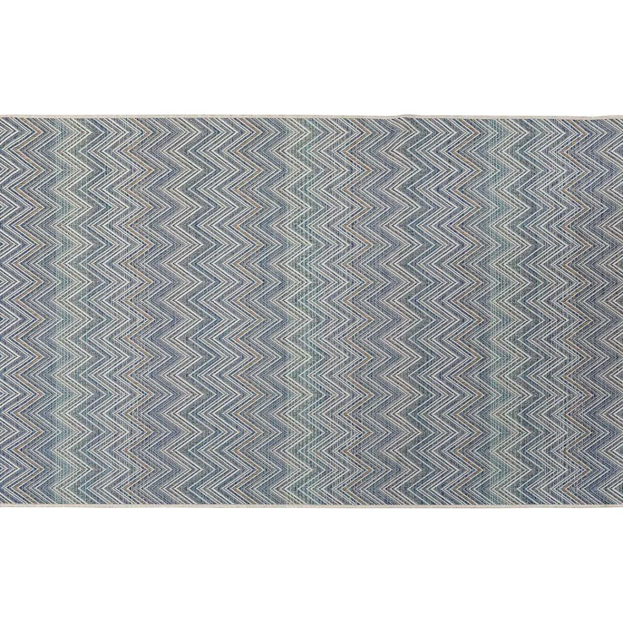 KARE Design Outdoor Teppich Zigzag Blau 160X230> Outdoorteppiche