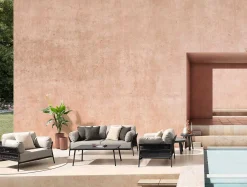 mutoni lifestyle Outdoor-Teppich Savan Beige Rund 200><noscript><img width=
