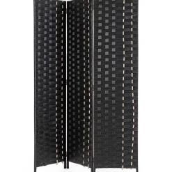 mutoni lifestyle Paravent Jalila Schwarz 135X180> Paravents