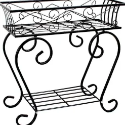 mutoni pleasure Pflanzstander Crysal Stahl Schwarz> Gartendeko