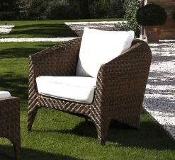 mutoni ethnic Poly Rattan Gartenlounge Plaza Croco 4-Teilig> Gartenlounge