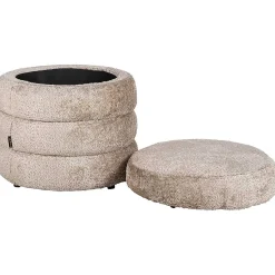 Richmond Interiors Pouf Adele Nature Rund 50><noscript><img width=