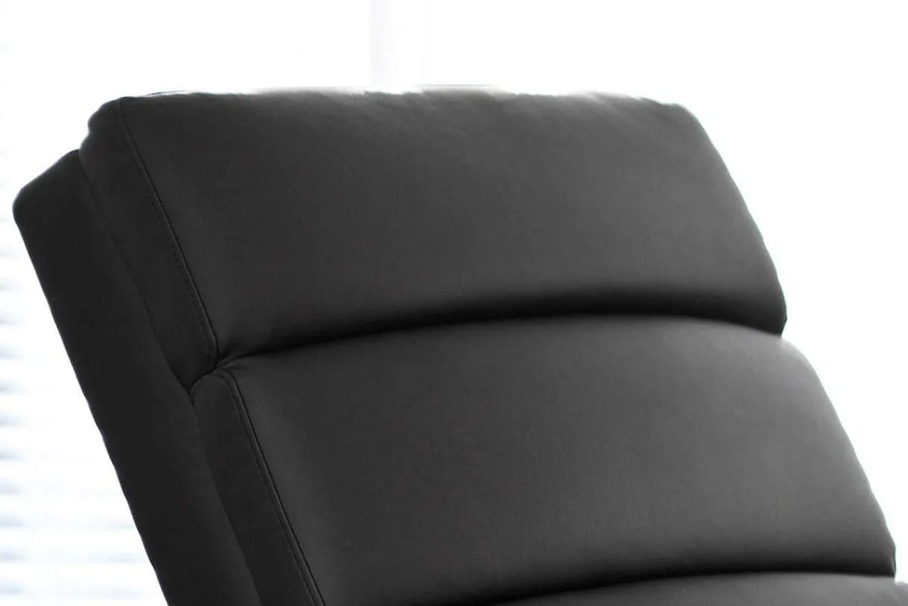 mutoni casual Relaxliege Kunstleder Schwarz> Relaxliegen