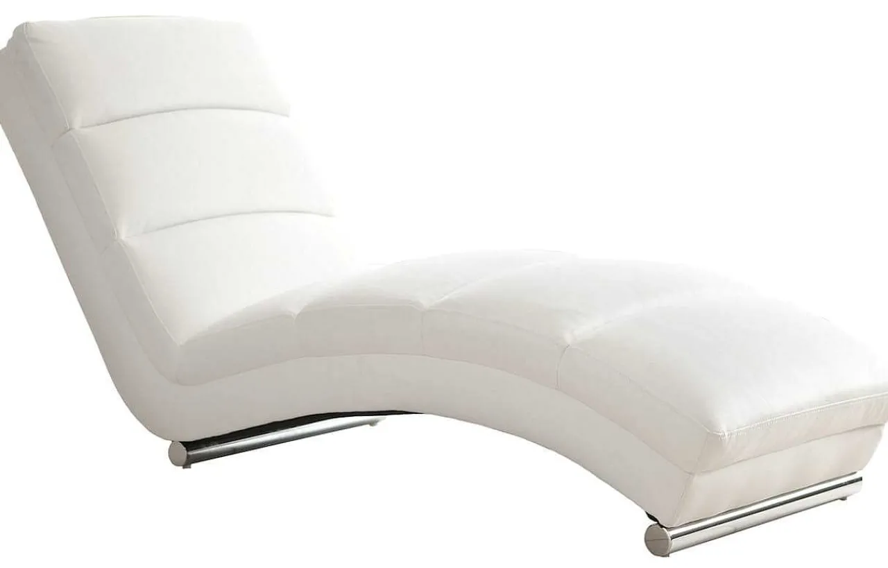 mutoni casual Relaxliege Kunstleder Weiss 170> Relaxliegen