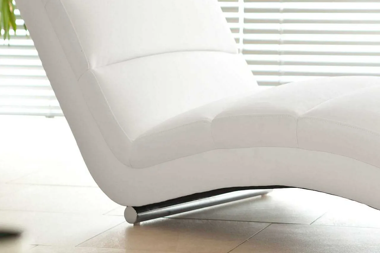 mutoni casual Relaxliege Kunstleder Weiss 170> Relaxliegen