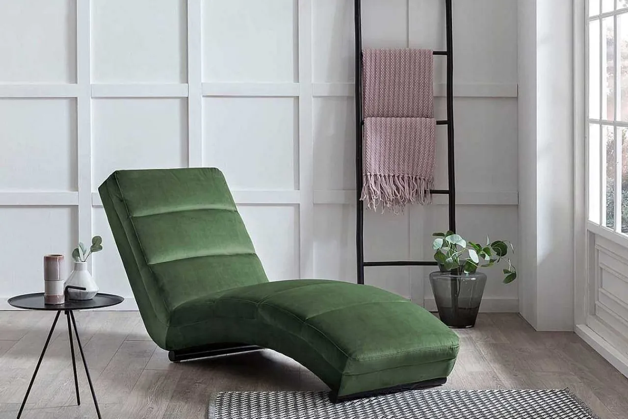 mutoni casual Relaxliege Samt Waldgrun> Relaxliegen