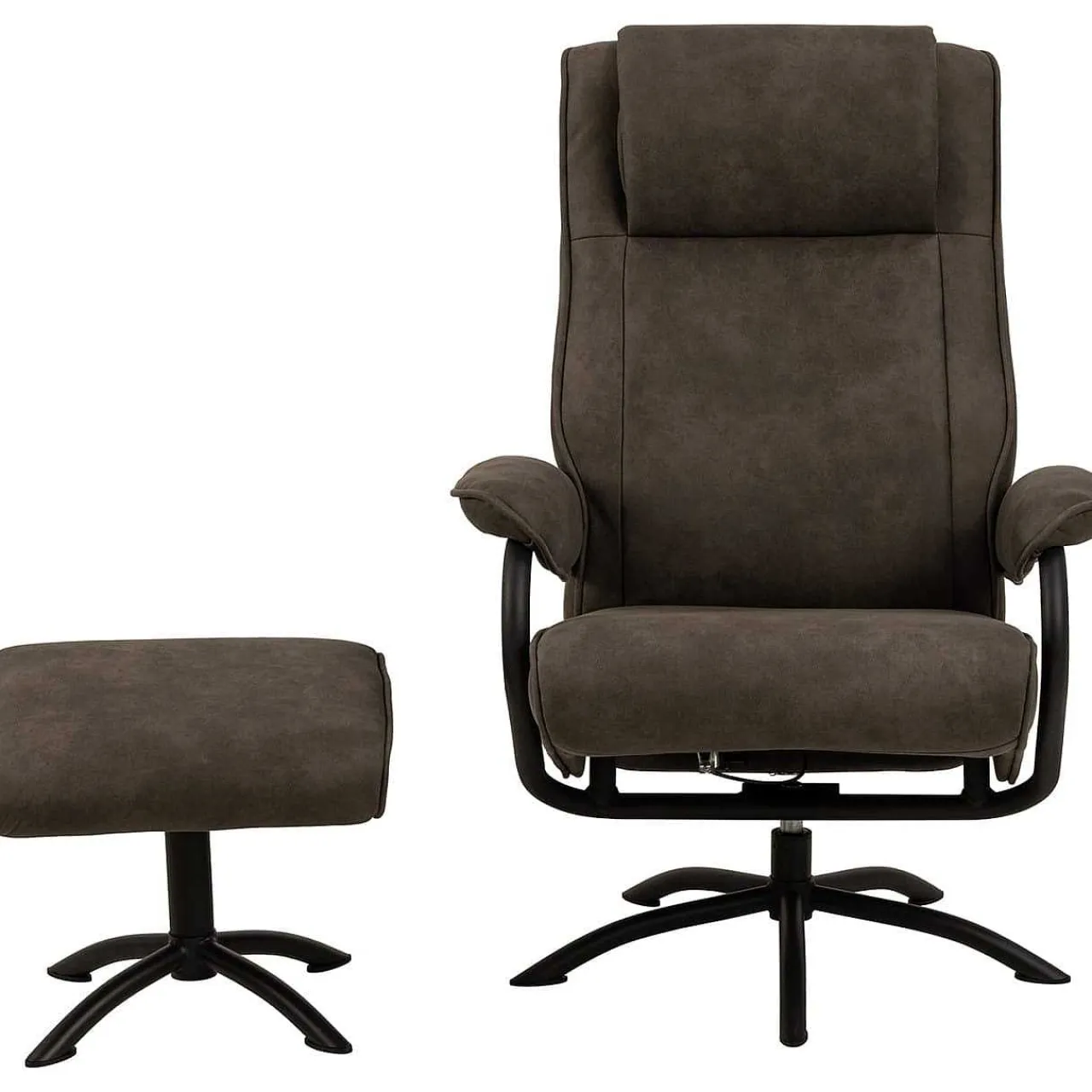mutoni scandi Relaxsessel Mit Hocker Towsthal Anthrazit> Relaxsessel