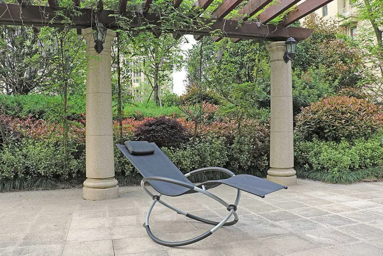 mutoni pleasure Schaukelliege Milos Grau> Gartenliegen