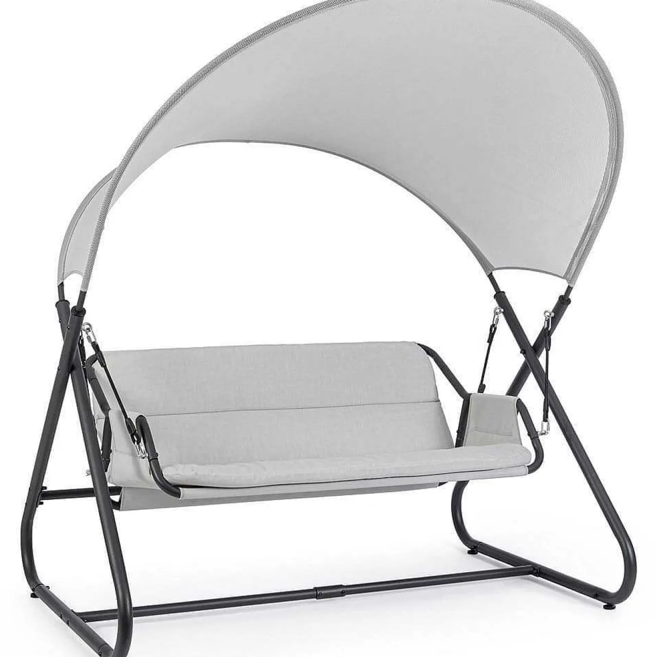 mutoni lifestyle Schaukelstuhl Arkell 2-Sitzer Grau> Hollywoodschaukel