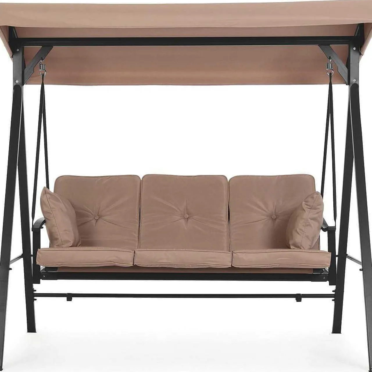 mutoni lifestyle Schaukelstuhl Efesto 3-Sitzer Sandfarbe> Hollywoodschaukel