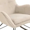 mutoni casual Schaukelstuhl Zebstix Beige> Relaxsessel