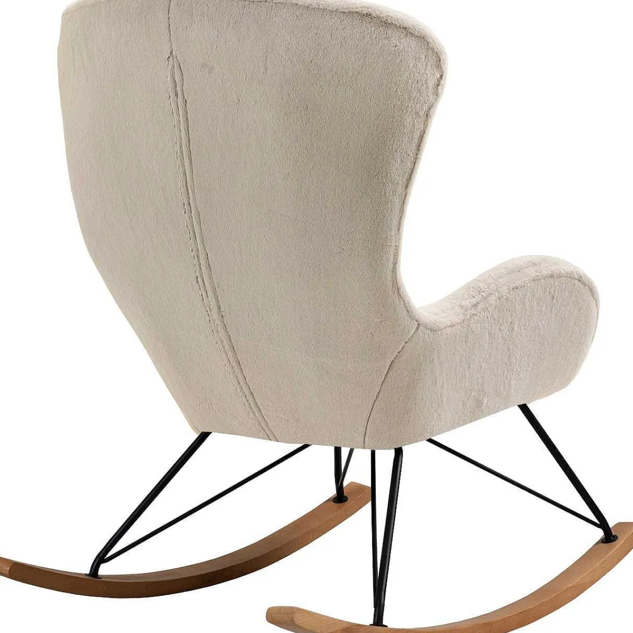 mutoni casual Schaukelstuhl Zebstix Beige> Relaxsessel