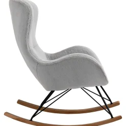mutoni casual Schaukelstuhl Zebstix Hellgrau> Relaxsessel