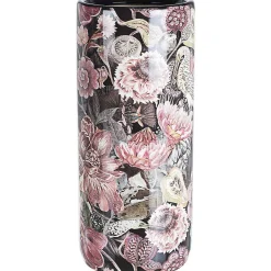 mutoni lifestyle Schirmständer Blumen Rosa Porzellan H46> Schirmständer