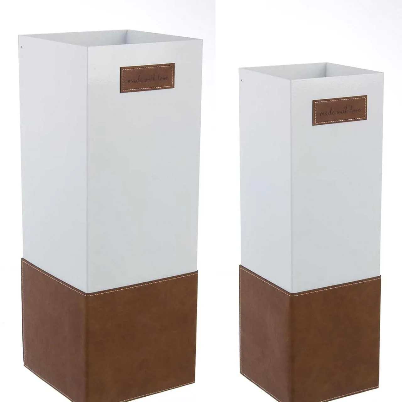 mutoni lifestyle Schirmständer Urban Set Weiss (2-Tlg)> Schirmständer