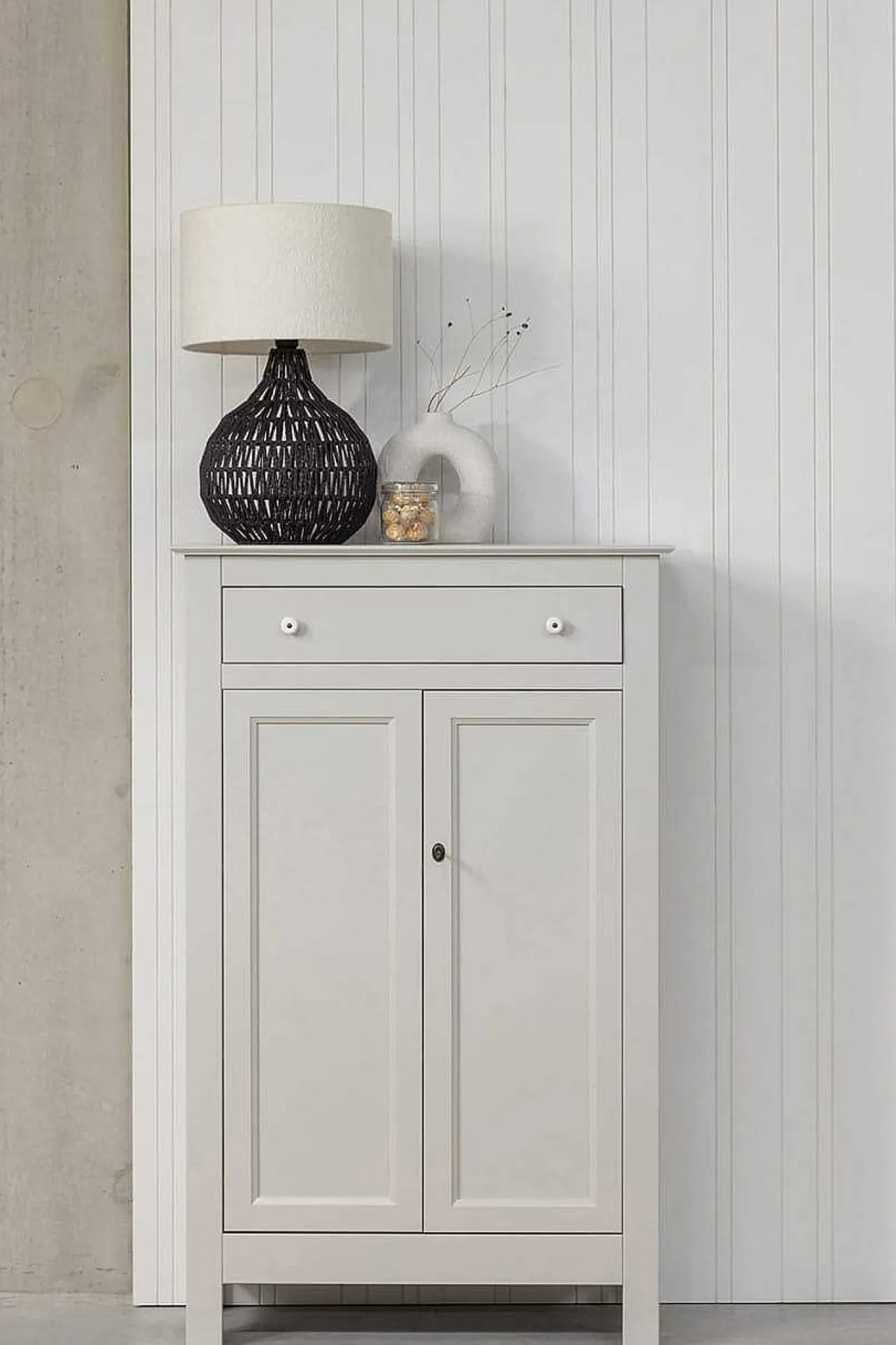 mutoni living Schrank Eva Kiefer Nebelweiss 93X150> Highboards