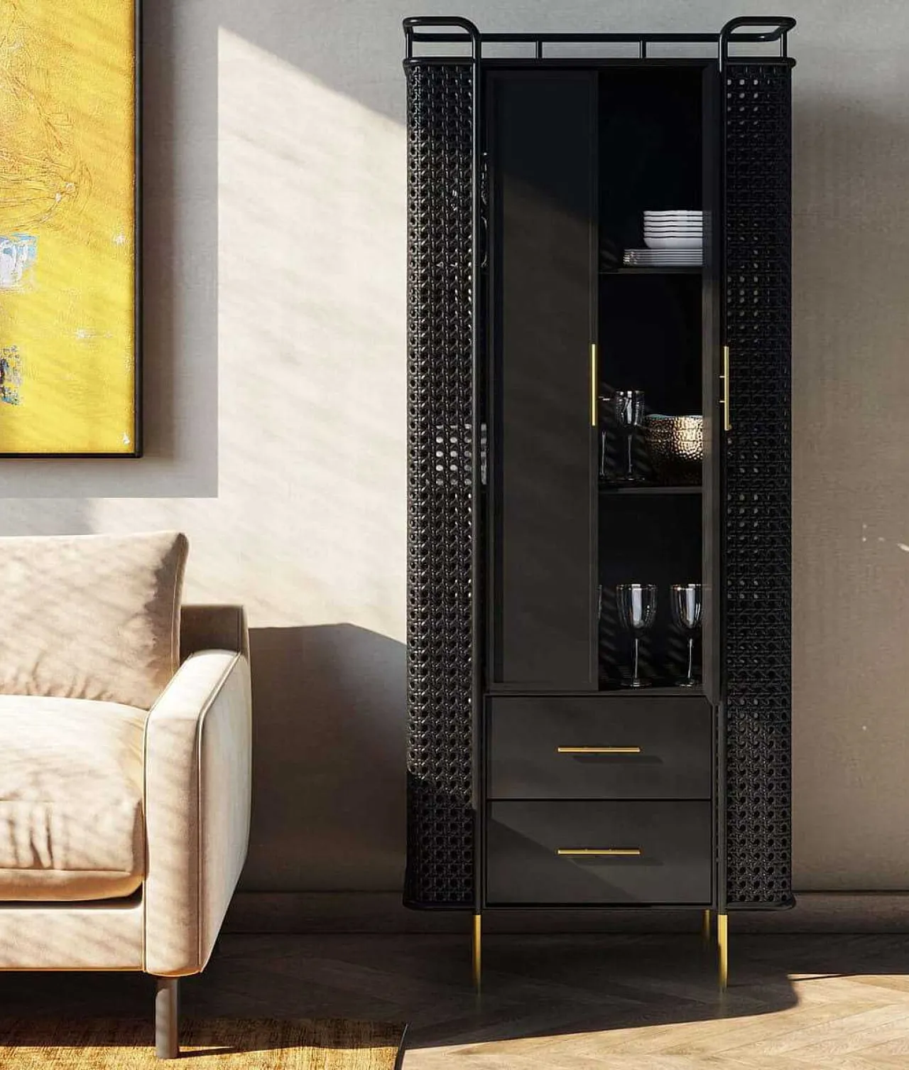 KARE Design Schrank Fence 180X70> Barschränke & Bartheken
