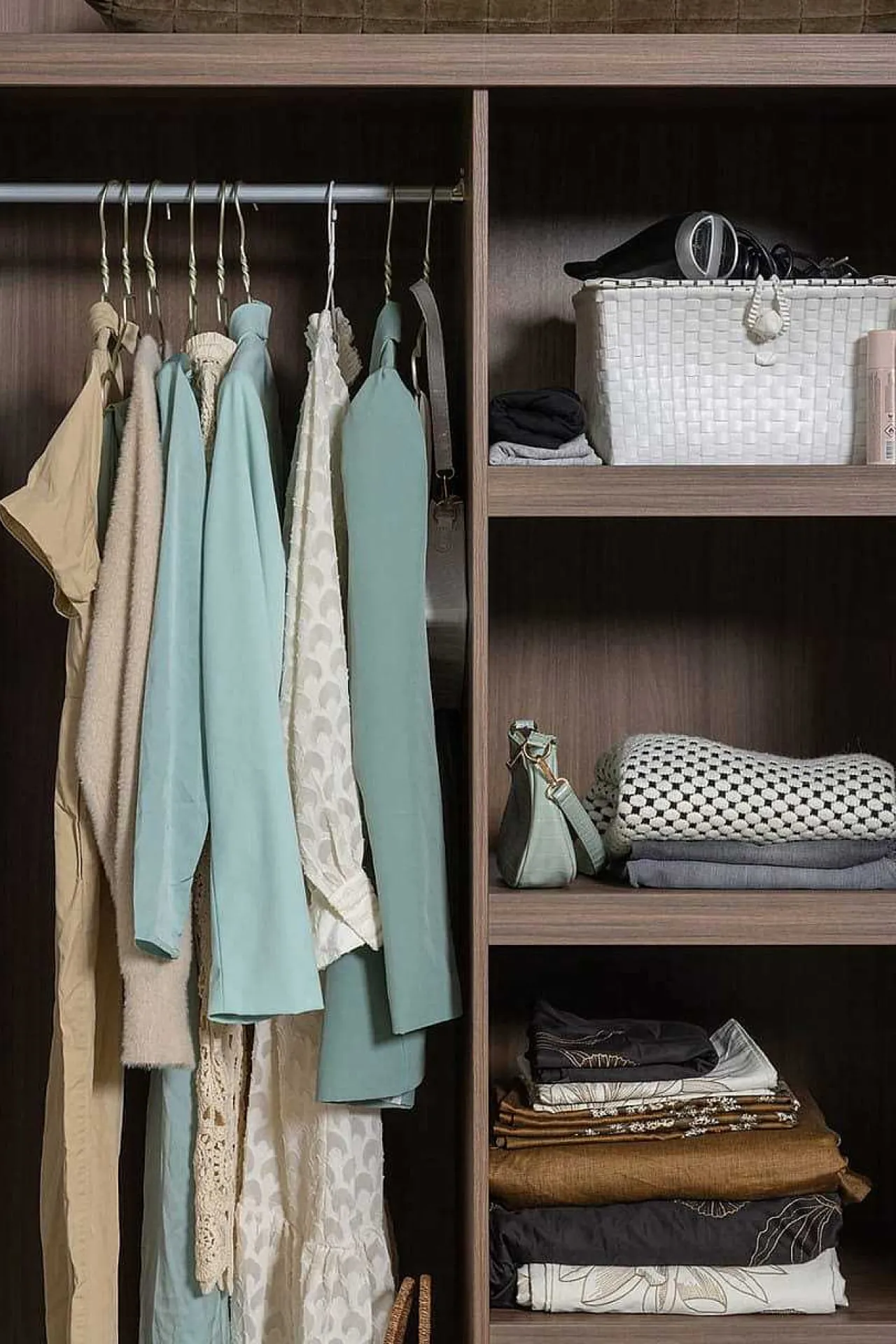 mutoni living Schrank Rens 2-Turig Kieselgrau 110X210> Kleiderschränke