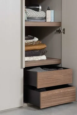 mutoni living Schrank Rens 2-Turig Kieselgrau 110X210><noscript><img width=