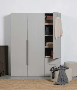 mutoni living Schrank Rens 1-Turig Kieselgrau 55X210><noscript><img width=