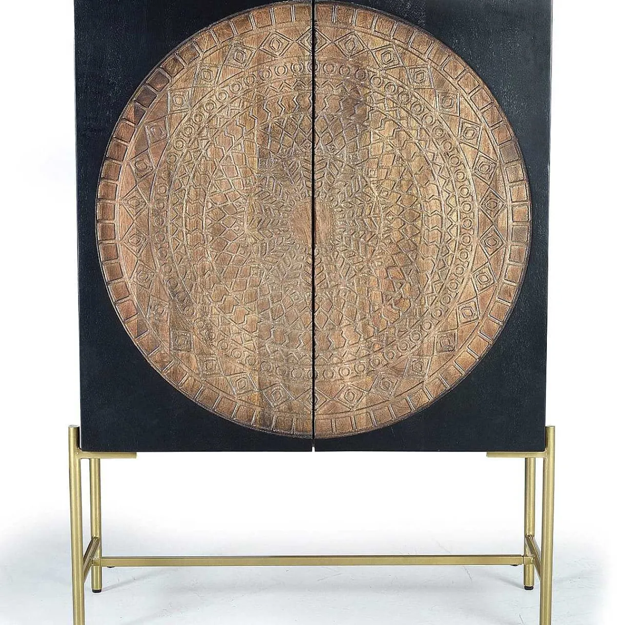 mutoni inspiration Schrank Rondo Mangoholz Dunkelbraun 100X143> Schränke