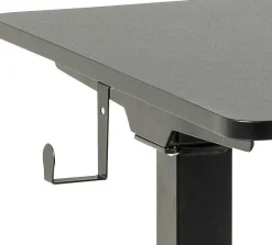 mutoni scandi Schreibtisch Caledonia Schwarz Hohenverstellbar 120> Bürotische